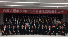 嘉泰公司召開2016年年終總結(jié)暨表彰大會